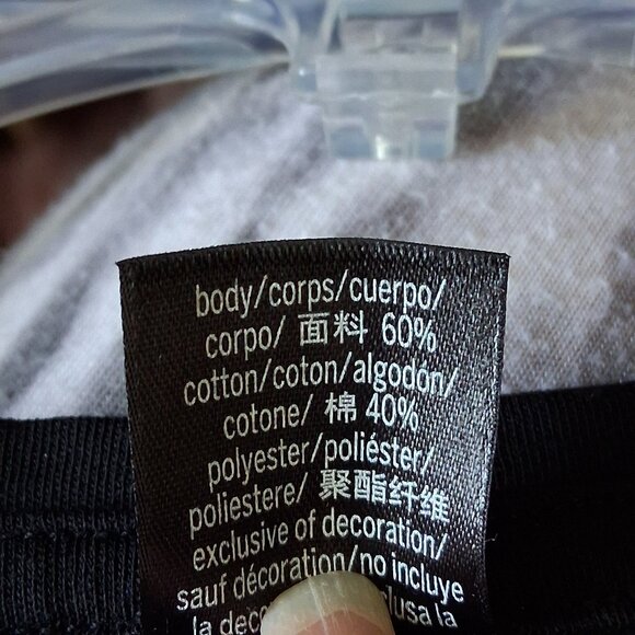 Victoria Sport Lace Back Tank Black sz L /B19 - Picture 7 of 7